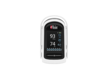 MightySat RX pulse oximeter.